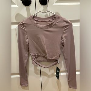 Halara Long Sleeve Cropped Athletic Top - NWT Never Worn - Size S